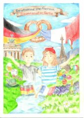 1. Platz beim Kunstwettbewerb: Ilona Ruban (10d)